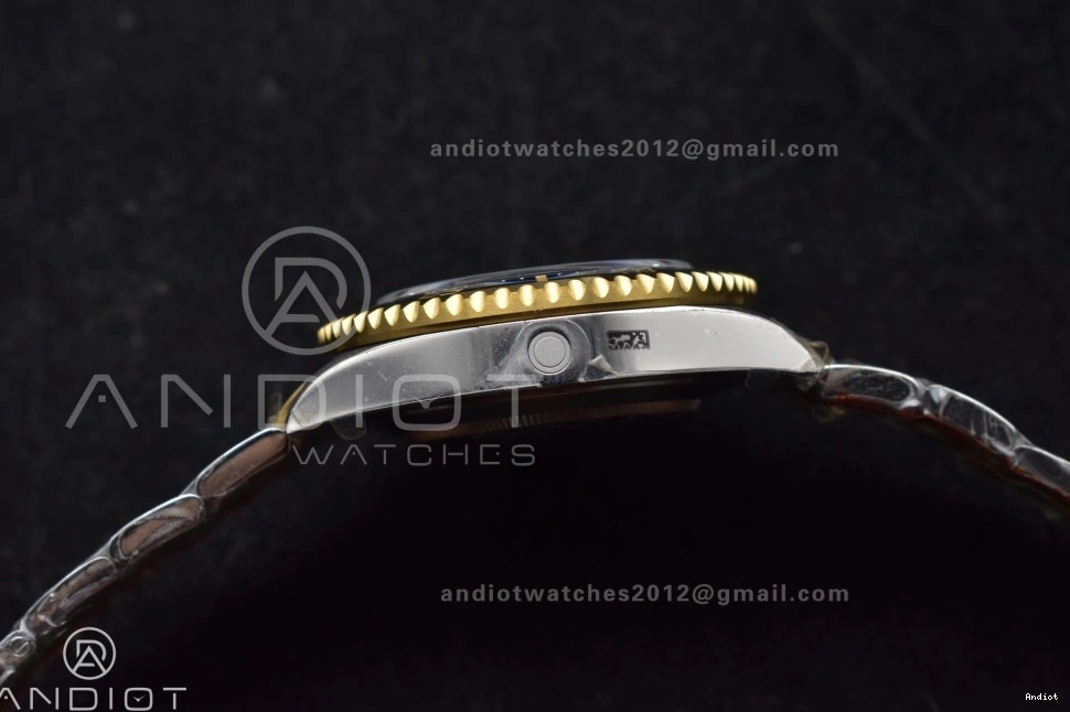 V3 Edition YG SS Tone Bracelet on Sea-Dweller Black GMF Best Two A2824 SS YG Dial 126603 1120